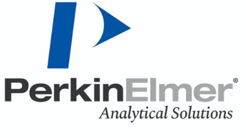 A logo for the brand PerkinElmer