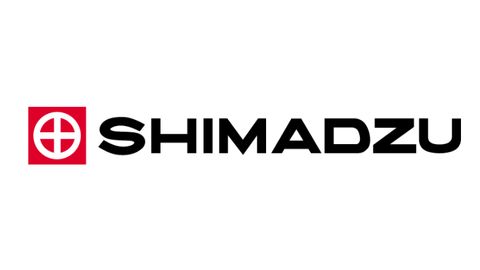 A logo for the brand Shimadzu